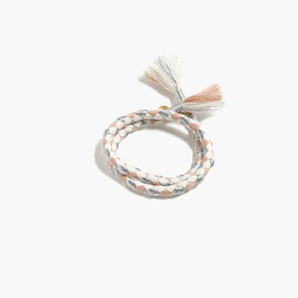 J.Crew Metallic wrap bracelet