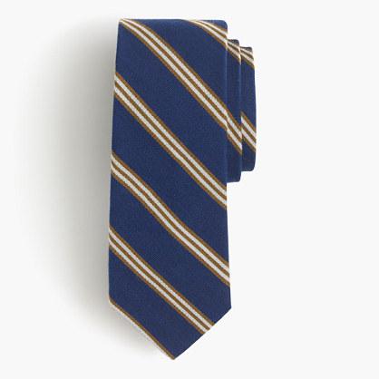 J.Crew English wool-silk tie in multistripe