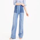 J.Crew Distressed full-length chino pant with patch pockets