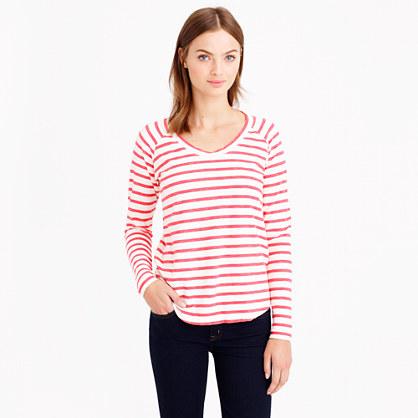 J.Crew Stripe ballet T-shirt