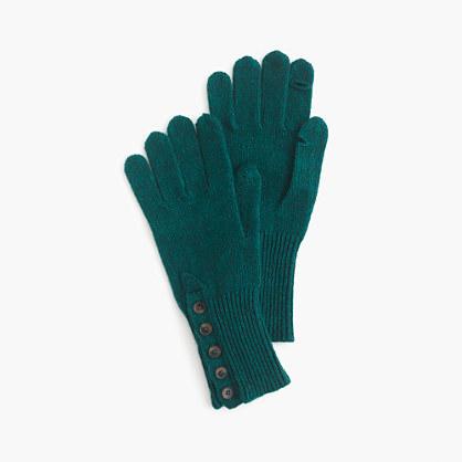 J.Crew Button cuff gloves