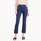 J.Crew Petite Billie demi-boot crop sailor jean