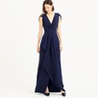 J.Crew Collection petal-sleeve gown