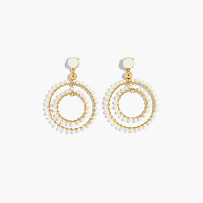 J.Crew Double hoop earrings