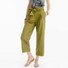 J.Crew Cotton poplin tie-waist pant