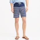 J.Crew 9 board short in nautical engineered stripe