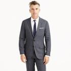 J.Crew Ludlow Traveler suit jacket in glen plaid Italian wool