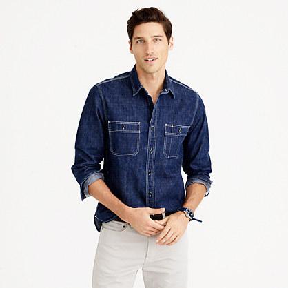 J.Crew Wallace & Barnes selvedge denim shirt