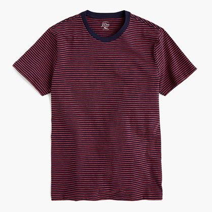 J.Crew Slub cotton T-shirt in navy stripe