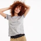 J.Crew Metallic sequin T-shirt