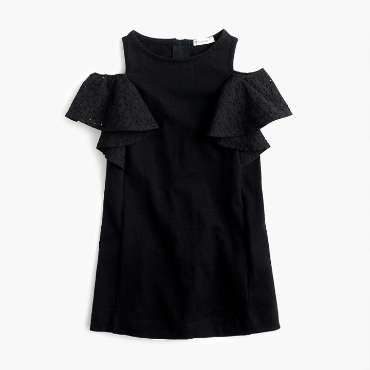 J.Crew Girls' off-the-shoulder ruffle dress