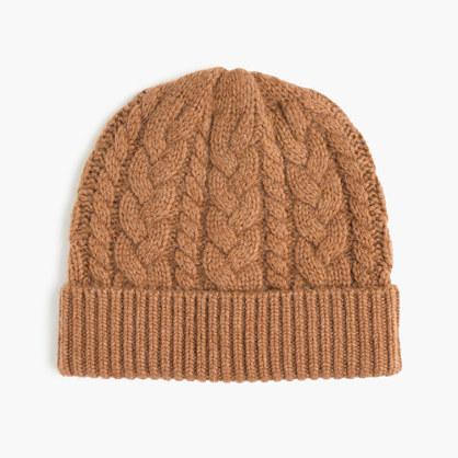 J.Crew Cashmere cable beanie