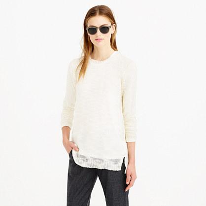 J.Crew Open-knit sweater