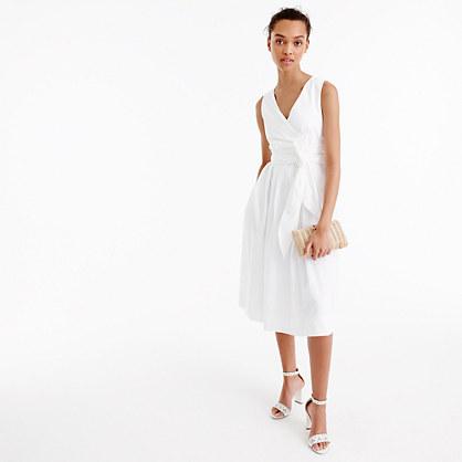 J.Crew Wrap dress in cotton poplin