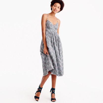 J.Crew Spaghetti-strap dress in Liberty® June's Meadow floral