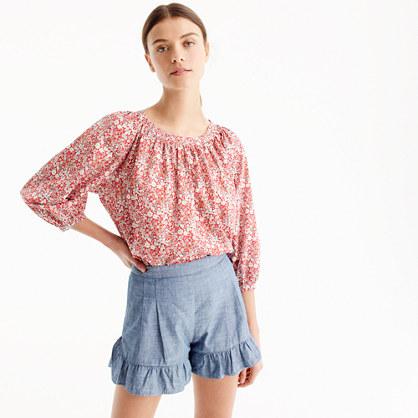 J.Crew The perfect top in Liberty® June's Meadow floral