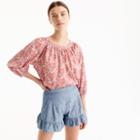 J.Crew The perfect top in Liberty&reg; June's Meadow floral