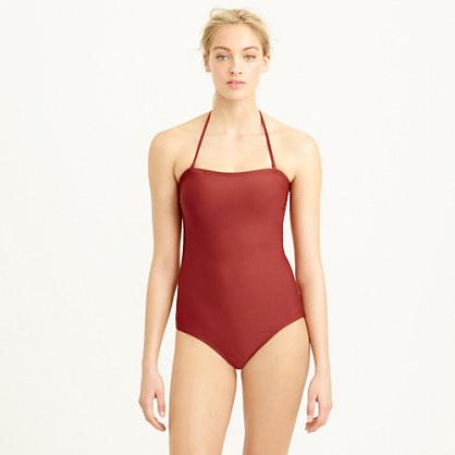 J.Crew [cf]Bandeau one-piece swimsuit