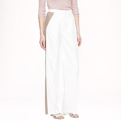 J.Crew Collection wide-leg trouser