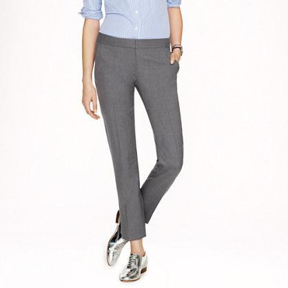 J.Crew Petite Paley pant in Super 120s