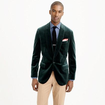 J.Crew Ludlow shawl-collar blazer in velvet