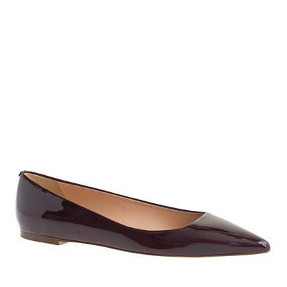 J.Crew Harper patent flats