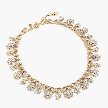 J.Crew Forget-me-not crystal necklace
