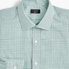 J.Crew Ludlow stretch two-ply easy-care cotton dress shirt in micro-tattersall