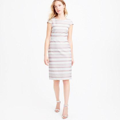 J.Crew Double-stripe cap-sleeve dress
