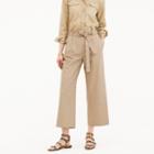 J.Crew Wide-leg cropped pant in cotton-poplin