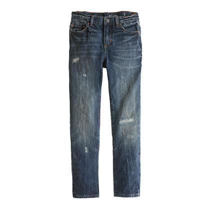 J.Crew Boys' slim destroyed jean in beat-up wash