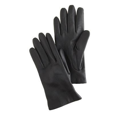 J.Crew Smartphone leather gloves