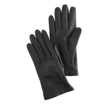 J.Crew Smartphone leather gloves