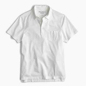 J.Crew Slim J.Crew Mercantile Broken-in pocket polo shirt