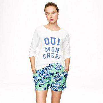 J.Crew Tap short in photo floral