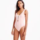 J.Crew Marysia&trade; Palm Springs tie one-piece swimsuit