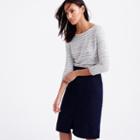 J.Crew Linen long-sleeve striped T-shirt