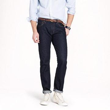 J.Crew 484 jean in resin crinkle wash