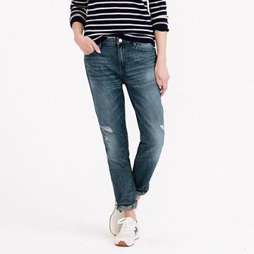 J.Crew Broken-in boyfriend jean in colby wash