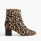 J.Crew Ankle boots in leopard calf hair
