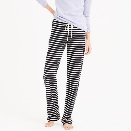 J.Crew Dreamy cotton pant in stripe