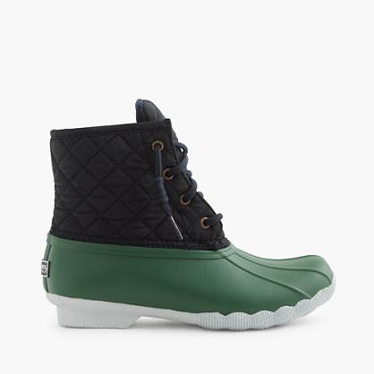 J.Crew Women's Sperry&reg; for J.Crew Shearwater quilted boots
