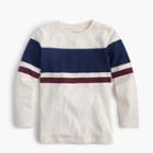 J.Crew Boys' long-sleeve double-striped slub T-shirt