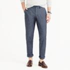 J.Crew Chambray stretch chino pant in 770 straight fit