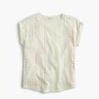 J.Crew Embellished dot T-shirt