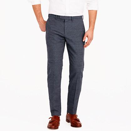 J.Crew Bowery classic pant in cotton-linen