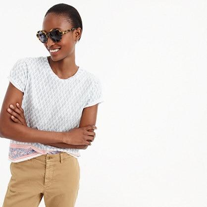 J.Crew SZ Blockprints&trade; for J.Crew leaf T-shirt