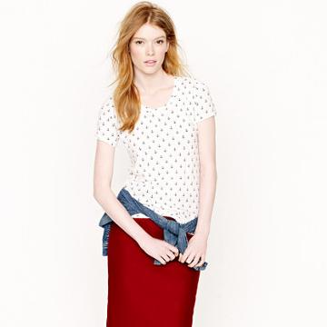J.Crew Anchors aweigh tee