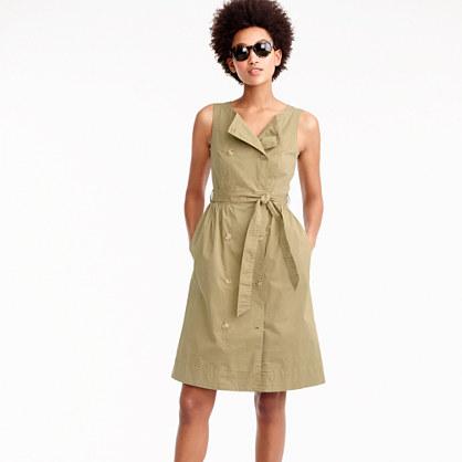 J.Crew Garment-dyed trench dress