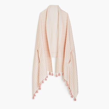 J.Crew Summerweight cape-scarf in pink
